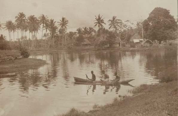 Băștinași din Pacific, la începutul sec. XX. Fotografie de Thomas Andrew (© Museum of New Zealand Te Papa Tongarewa)