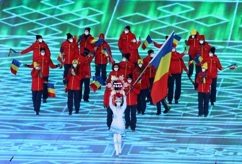 romania delegatie Ceremonia de deschidere a Jocurilor Olimpice de Iarnă de la Beijing 2022 foto gettyimages