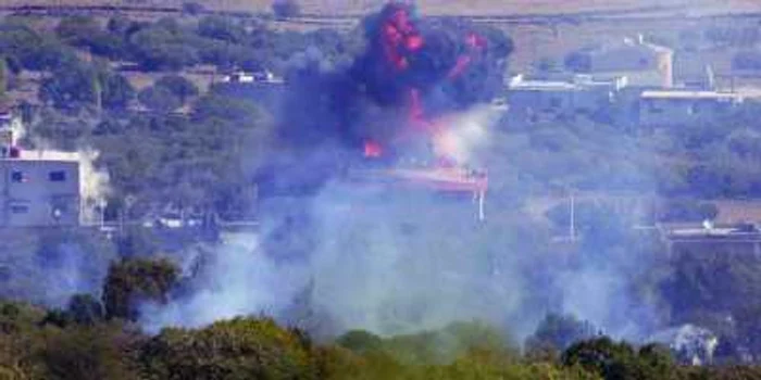 Foc în Fâşia Gaza                  FOTO Arhivă Adevărul