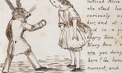 Alice în Ţara Minunilor, manuscrisul original jpeg