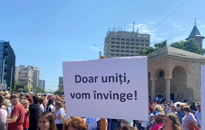 Protest profesori Iași / Foto: Arhivă