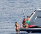 Kourtney Kardashian has fun at sea with her children in Portofino jpeg
