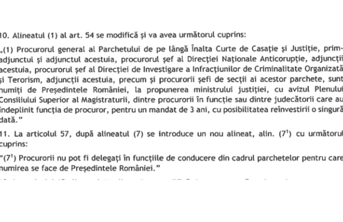 paragraf lege modificare