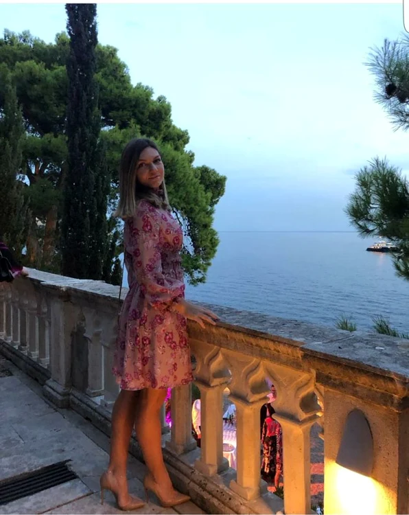 Simona Halep e in vacanta in Croatia