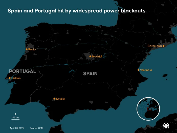 Harta Peninsulei Iberice