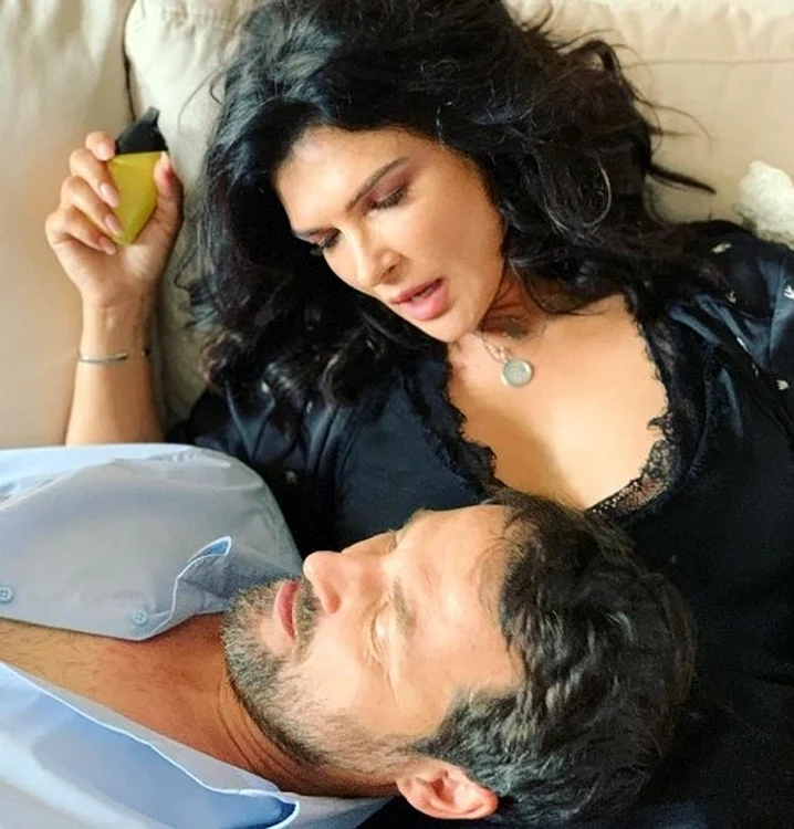 Monica Bârlădeanu și Andrei Aradits, partenerul ei din "Vlad"foto: Facebook