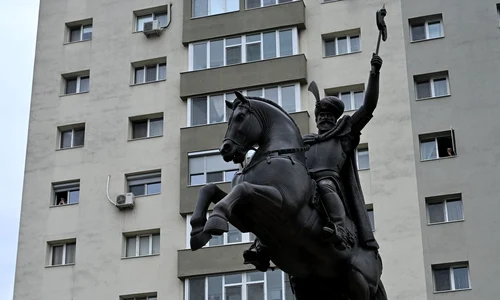 Statuia lui Mihai Viteazul de la Zalău (© Facebook / Consiliul Județean Sălaj)