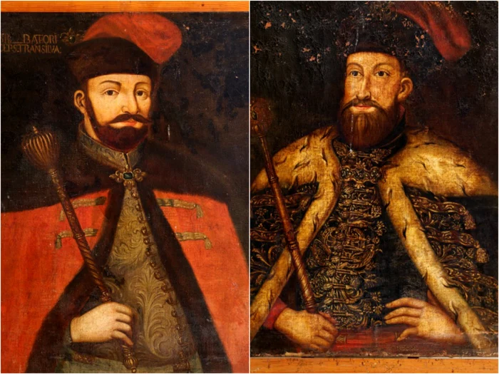 Portretele principilor Gabriel Bathory și Kemeny Janos FOTO Biblioteca Batthyaneum