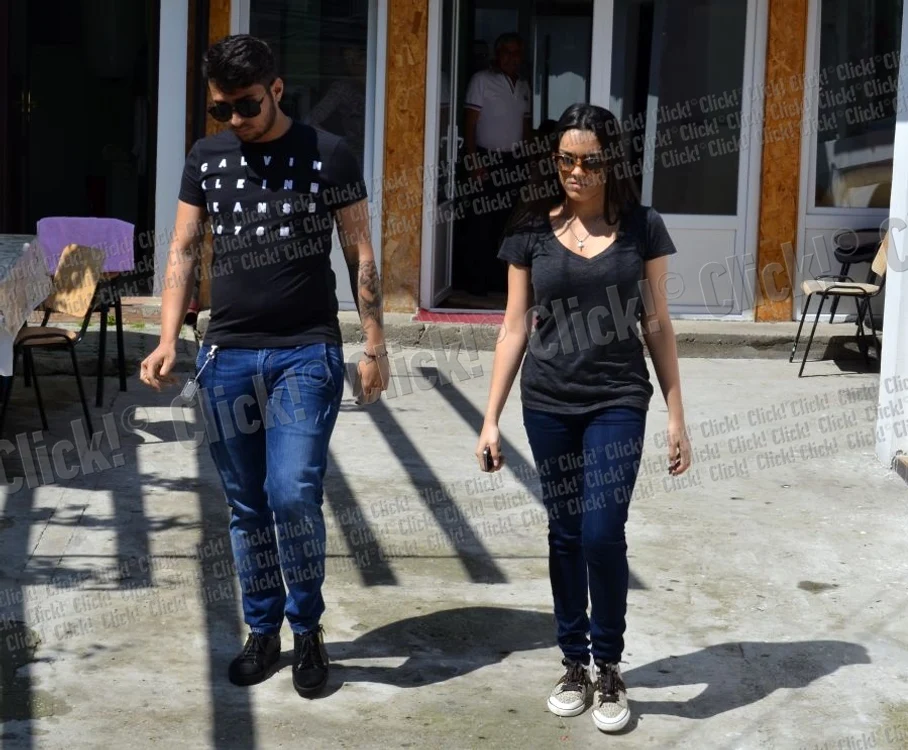 Franco şi Carmen Minune au mers acasă la el, apoi au ieşit în oraş. (Foto: Alex Muscaliu)