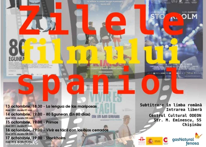 Filme spaniole la Chişinău. FOTO: facebook.com