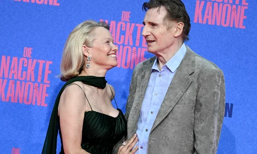 Pamela Anderson și Liam Neeson foto profimedia (2) jpg