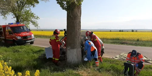 Accident rutier judetul Tulcea FOTO ISU Tulcea