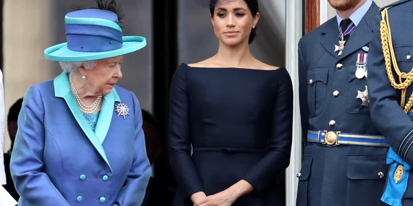 Prințul Harry și Meghan Markle cu Regina Elisabeta  foto   Getty jpg