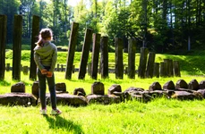 Ruinele templului de la Sarmizegetusa, fotografiate într-o după-amiază de vară (foto: Getty Images)