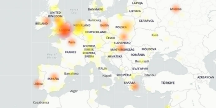 DownDetector harta gmail