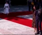 Momentul stânjenitor de ieri, de la Cotroceni Foto: captură video