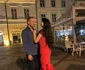 Medana și Alin Oprea, în Piața Mare din Sibiu foto: Click!