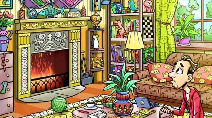 În această imagine se ascunde un câine! Tu îl poți vedea? / foto: jagranjosh.com