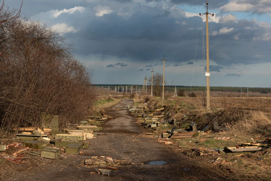 Imagine din satul Andriivka, Ucraina. FOTO Getty Images