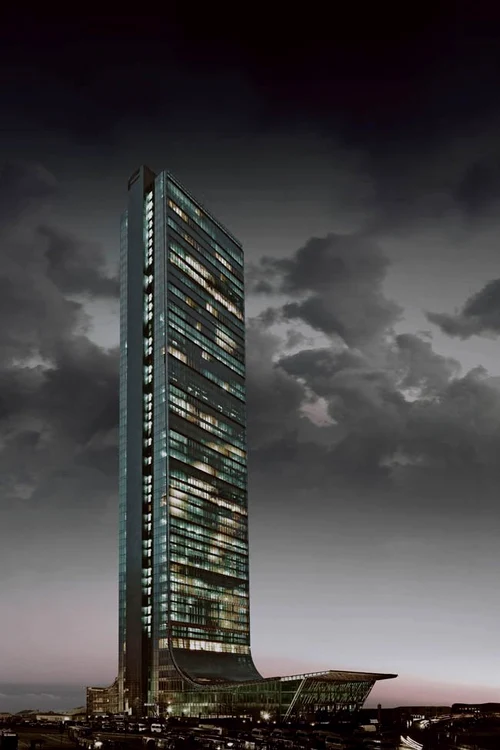 Locul 6: Sapphire Tower—Istanbul, Turcia. Înălțime: 261 de metri