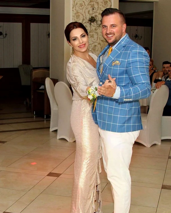 Angela Rusu și soțul ei, Marius Moldovan