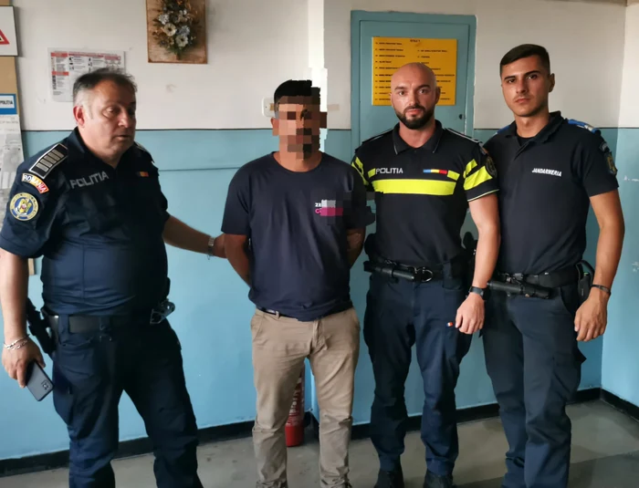 Deținutul a fost găsit de polițiști  FOTO: IPJ Constanța