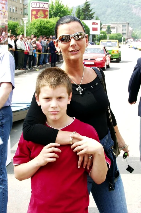 Soţia şi fiul lui Mihai Leu