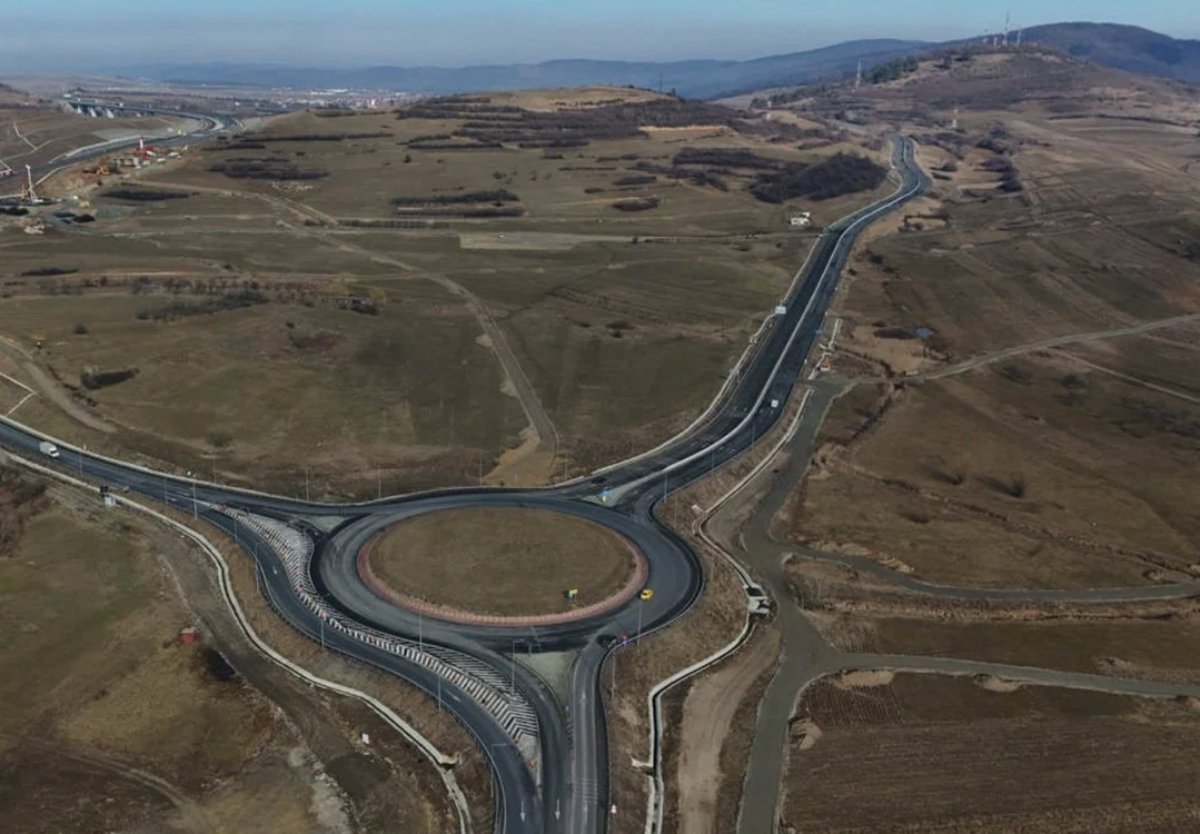 Imagini cu lucrările la viaductul Boița / foto: Ora de Sibiu