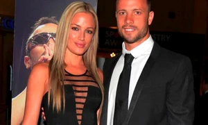 Oscar Pistorius şi Reeva Steenkamp, în data de 7 februarie 2013 jpeg