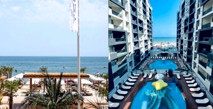 Hotelul Building Ștefan Resort I este chiar la plajă, în Mamaia Nord