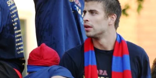 Gerard Pique a sărbătorit în vară câştigarea Ligii Campionilor cu Barcelona