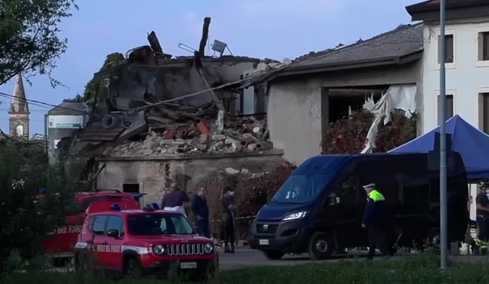 Trei carabinieri au murit în urma exploziei din Verona FOTO: Captură video YouTube / @LocalTeam