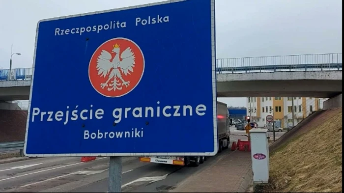 Punctul de trecere a frontierei de la Bobrowniki a fost închis. FOTO TVR captura YouTube