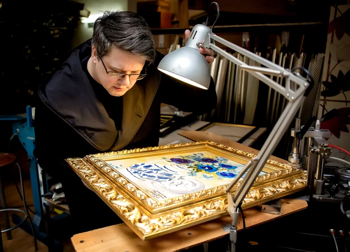 Paul și-a făcut atelierul de pictură chiar lângă dormitor