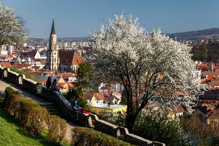 Cele mai frumoase panorame ale Clujului se văd de pe Cetățuie. FOTO: Visit Cluj