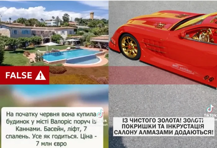 BBC susține că astfel de imagini postate pe TikTok sunt falsuri generate de ruși