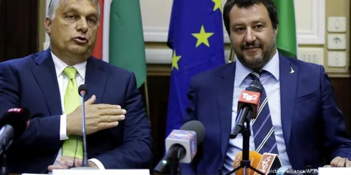 Matteo Salvini şi  Viktor Orban 