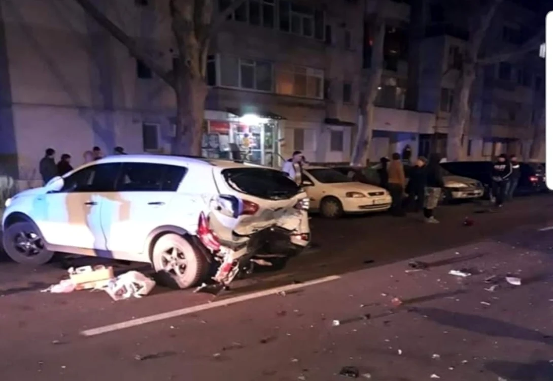 Scenă de la locul accidentului de la Brăila FOTO Grupul Şoferilor din Galaţi