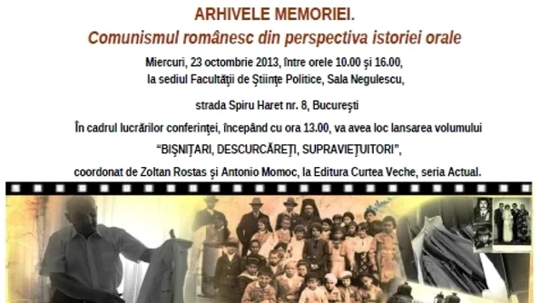 Arhivele memoriei: Comunismul românesc din perspectiva istoriei orale jpeg