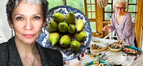 Oana Pellea se mândrește cu recolta ei de smochine 