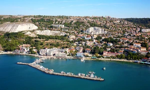 1280px Balchik Bulgaria aerial photo from the Black Sea jpg