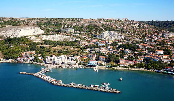 1280px Balchik Bulgaria aerial photo from the Black Sea jpg
