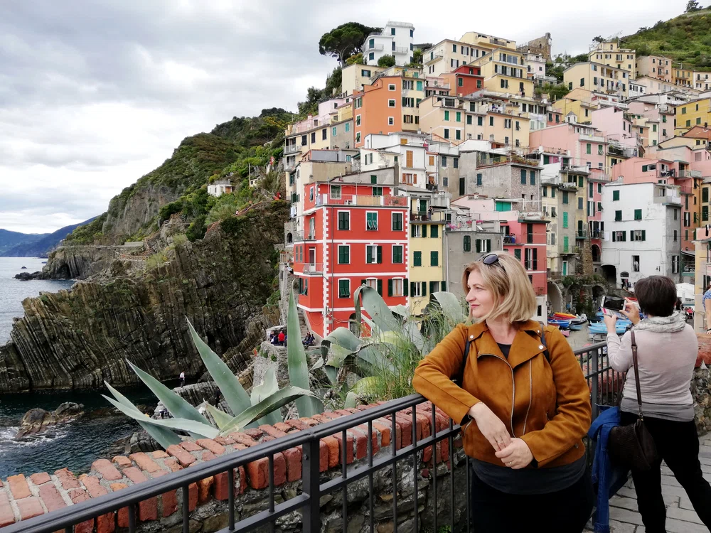 
    Plaja superbă din Monterosso  