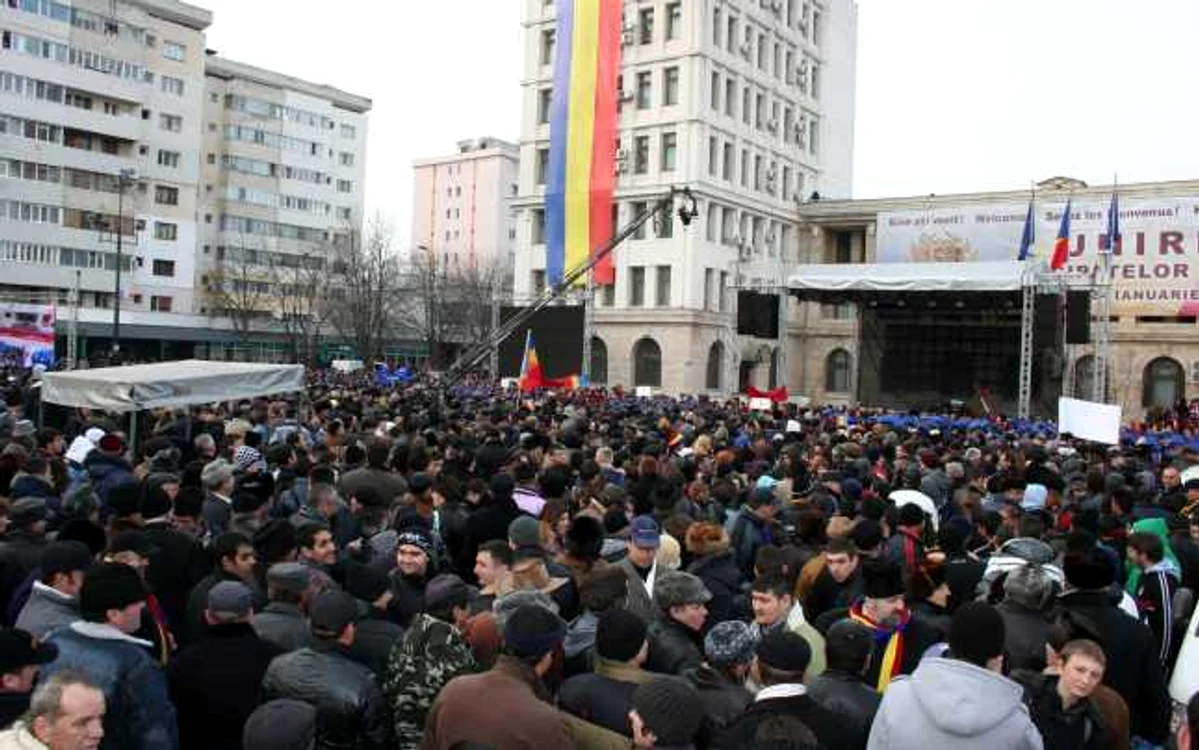 Şi anul trecut Piaţa Unirii a fost plină