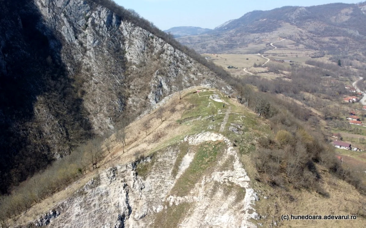 Cetatea dacică Ardeu. Foto: Daniel Guță ADEVĂRUL