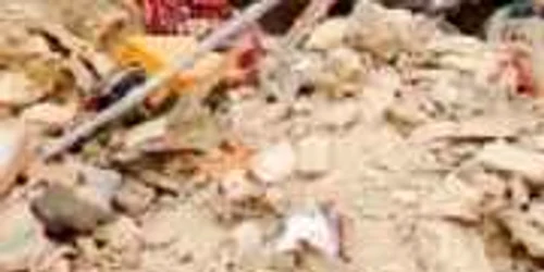 Satu Mare: Strivit de peretele unei case