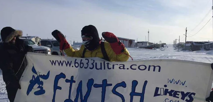 Tibi Uşeriu a fost primul est-european care a câştigat cursa extremă de la Cercul Polar FOTO: Tibi Uşeriu