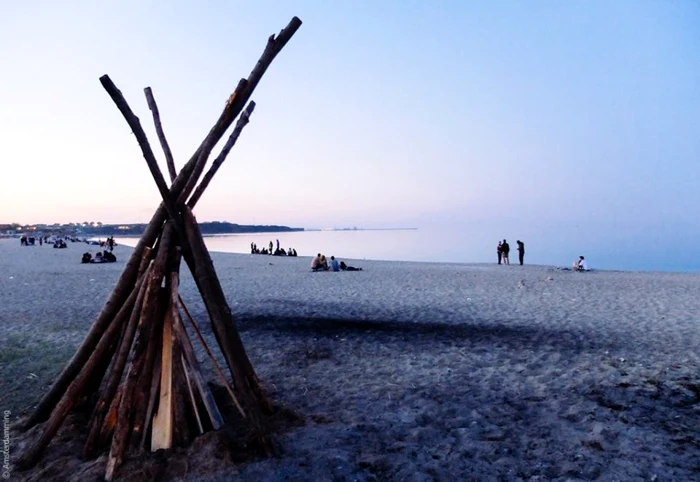 Plaja din Vama Veche Sursă foto 1 Mai@Vama Veche