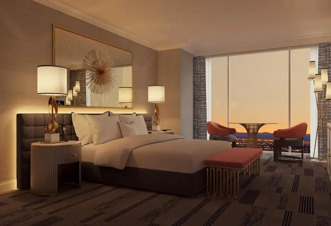 Așa arată unul din dormitoare (fontainebleulasvegas.com)