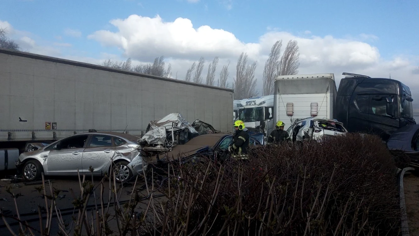 Accidentul a avut loc pe Autostrada M1